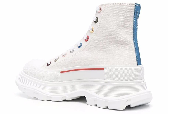 Alexander McQueen Tread Slick Boot 'Fabric Beige Milk' 圖 4