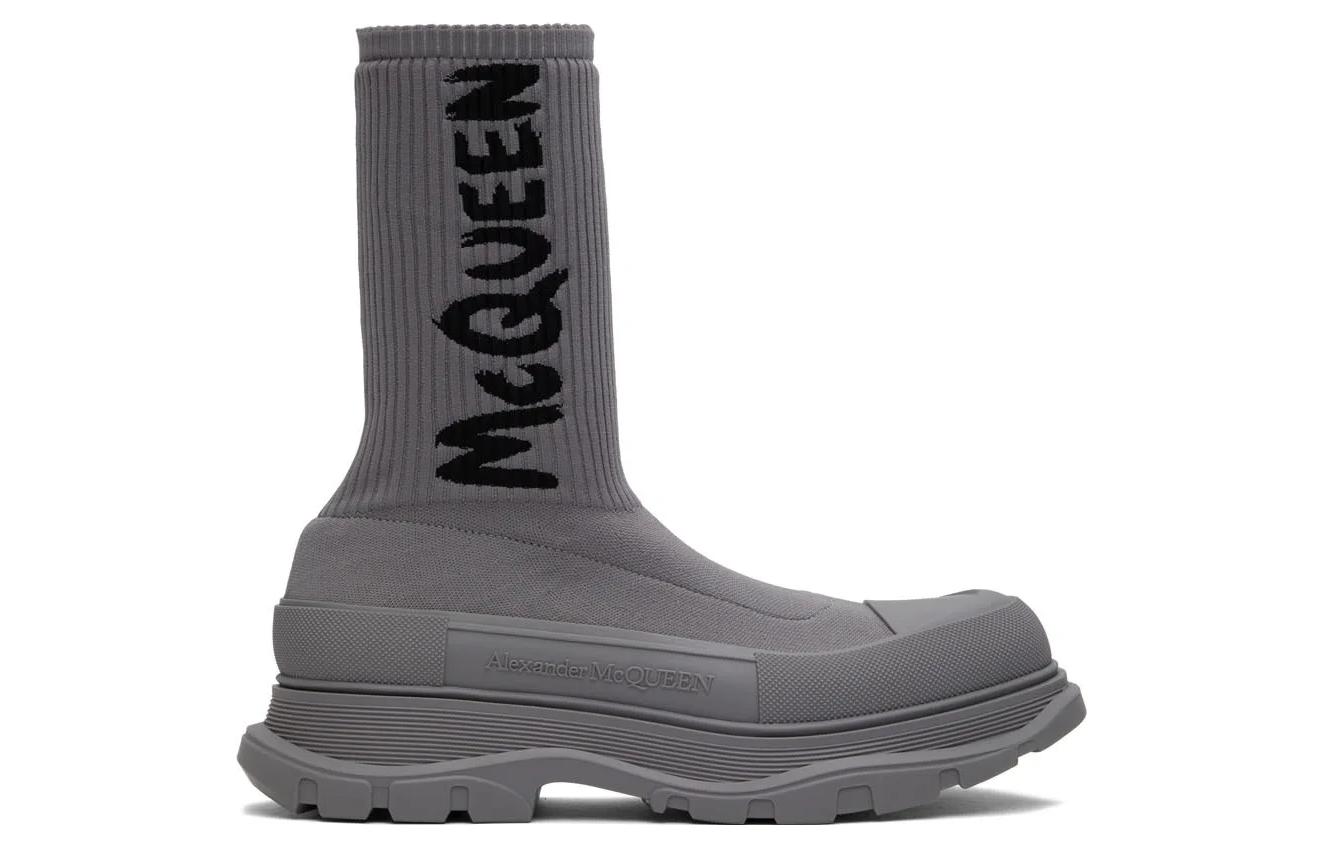 Order Bota Alexander McQueen Tread Slick 'Graffiti - Gris' 705671-W4TV1-1817