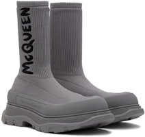 알렉산더 맥퀸 트레드 슬릭 부츠 '그라피티 - 그레이' 705671-W4TV1-1817 Lookbook 알렉산더 맥퀸 트레드 슬릭 부츠 '그라피티 - 그레이' 705671-W4TV1-1817