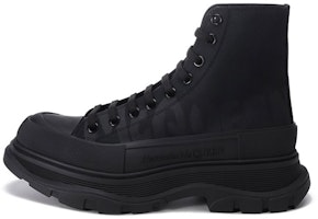 Alexander McQueen Tread Slick Boot 'Graffiti Logo - Black' 682420W4RQ21070 Alexander McQueen Tread Slick Boot 'Graffiti Logo - Black' 682420W4RQ21070