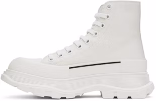 Alexander McQueen Tread Slick Boot 'Graffiti Logo - White' 682422WIABD9488 Alexander McQueen Tread Slick Boot 'Graffiti Logo - White' 682422WIABD9488