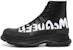 Alexander McQueen Tread Slick But 'Logo Grafiti - Hitam' 682422WIABD1070