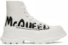 Lookbook Alexander McQueen Tread Slick Boot 'Logo Grafiti - Putih' 682422WIABD9488