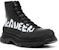 Alexander McQueen Tread Slick But 'Logo Grafiti - Hitam' 682422WIABD1070