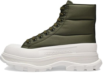 Alexander McQueen Tread Slick Boot 'Khaki Nylon' Sepatu Bot Pria Hijau Tua 682415W4RQ13265 Buy Alexander McQueen Tread Slick Boot 'Khaki Nylon' Sepatu Bot Pria Hijau Tua 682415W4RQ13265
