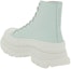 Lookbook Alexander McQueen Tread Slick Boot 'Logo Grafiti McQueen - Hijau Pastel' 711109-WIAT6-4615