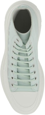Alexander McQueen Tread Slick Boot 'McQueen Graffiti Logo - Pastel Green' 711109-WIAT6-4615 Shop Alexander McQueen Tread Slick Boot 'McQueen Graffiti Logo - Pastel Green' 711109-WIAT6-4615