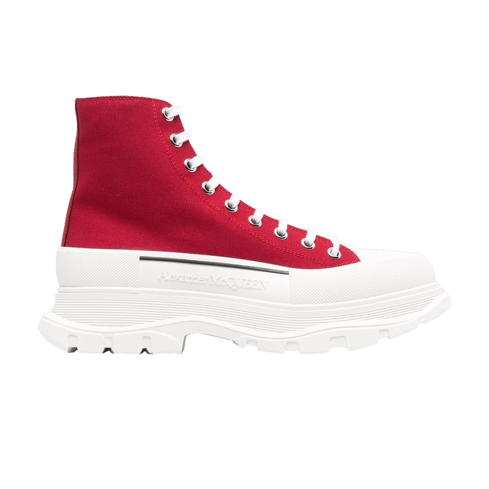 Buy 알렉산더 맥퀸 트레드 슬릭 부츠 (레드) 604254-W4MV2-6044