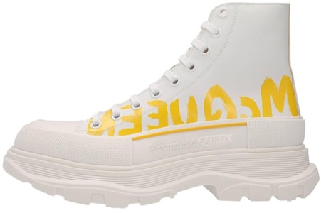 Alexander McQueen Tread Slick Boot 'Putih Kuning Terang' 711109-WIAT6-9429 Buy Alexander McQueen Tread Slick Boot 'Putih Kuning Terang' 711109-WIAT6-9429
