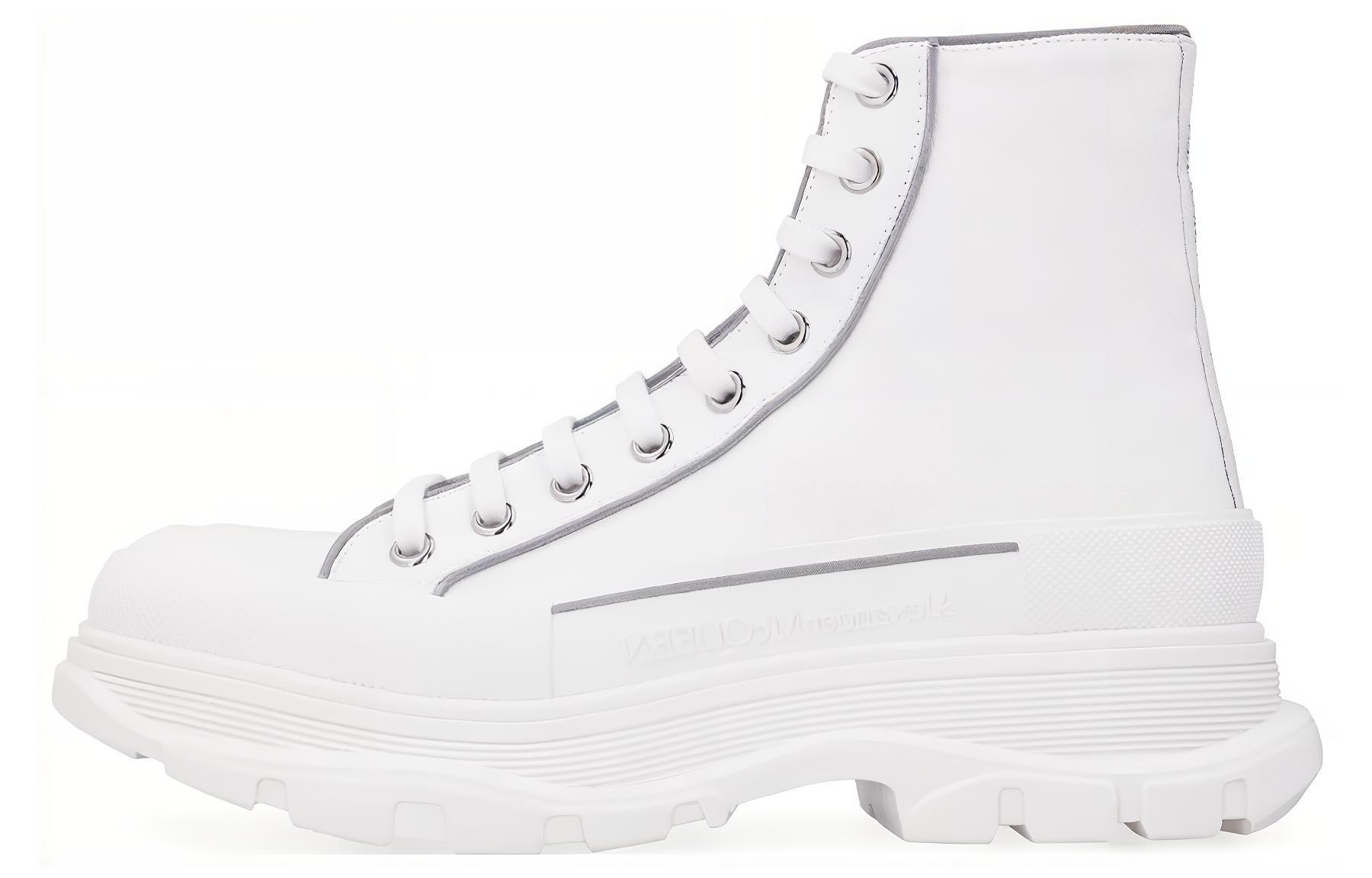 Alexander McQueen Tread Slick Boot 'White Silver' 705663-W4TG9-9348