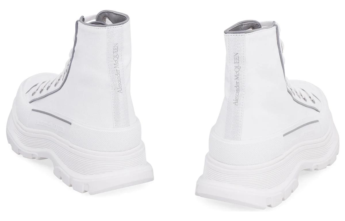 Lookbook Alexander McQueen Tread Slick Boot 'Putih Perak' 705663-W4TG9-9348