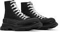 Cheap Alexander McQueen Tread Slick Boots 'Black' 604254W4L321000-/-604254W4MV21000