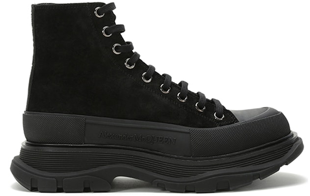 Alexander McQueen Tread Slick Boots 'Hitam' 627206WHBGU1081 Order Alexander McQueen Tread Slick Boots 'Hitam' 627206WHBGU1081