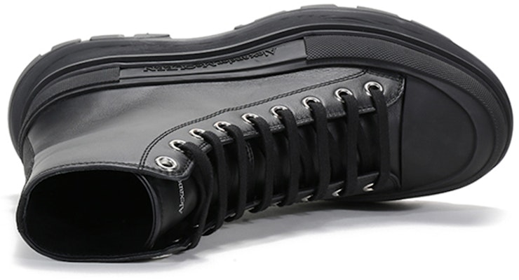 Alexander McQueen Tread Slick Boots 'Black' 627206WHZ621081 Shop Alexander McQueen Tread Slick Boots 'Black' 627206WHZ621081