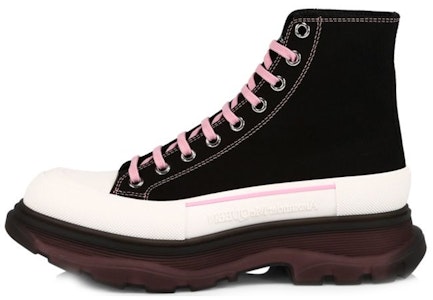 マックイーン トレッド スリック ブーツ 「黒花ピンク」 662686-W4MV9-1321 Buy マックイーン トレッド スリック ブーツ 「黒花ピンク」 662686-W4MV9-1321