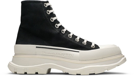 Alexander McQueen Tread Slick Boots 'Hitam Putih' 604254-W4L32-1070 Buy Alexander McQueen Tread Slick Boots 'Hitam Putih' 604254-W4L32-1070