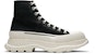 Alexander McQueen Tread Slick Boots 'Hitam Putih' 604254-W4L32-1070