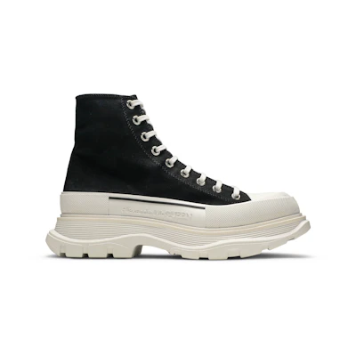 Alexander McQueen Tread Slick Boots 'Black White'