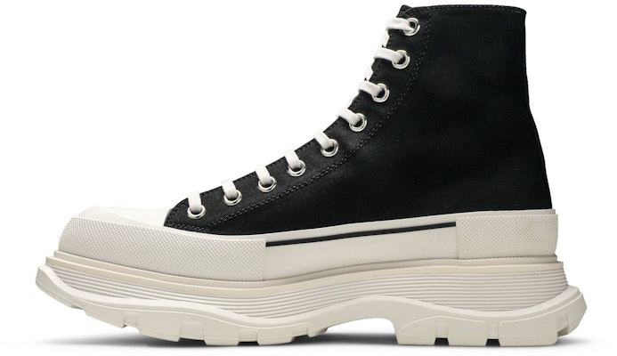 Alexander McQueen Tread Slick Boots 'Black White' 604254-W4L32-1070 Lookbook Alexander McQueen Tread Slick Boots 'Black White' 604254-W4L32-1070