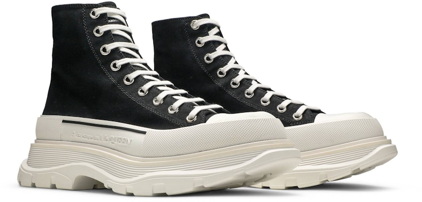 Alexander McQueen Tread Slick Boots 'Black White' 604254-W4L32-1070 Cheap Alexander McQueen Tread Slick Boots 'Black White' 604254-W4L32-1070