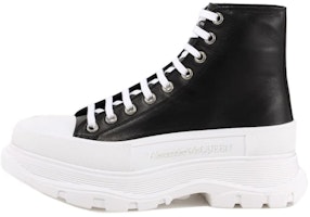 Alexander McQueen Tread Slick Boots 'Black White' 627206-WHZ62-1071 Alexander McQueen Tread Slick Boots 'Black White' 627206-WHZ62-1071