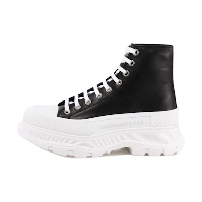 Alexander McQueen Tread Slick Boots 'Black White'