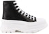 Alexander McQueen Tread Slick Boots 'Hitam Putih' 627206-WHZ62-1071