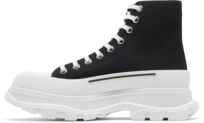 Alexander McQueen Tread Slick Boots 'Black White' 604254-W4MV2-1070 Lookbook Alexander McQueen Tread Slick Boots 'Black White' 604254-W4MV2-1070