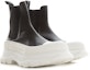 Lookbook Alexander McQueen Tread Slick Boots 'Hitam Putih' 634617-WHZ61-1071