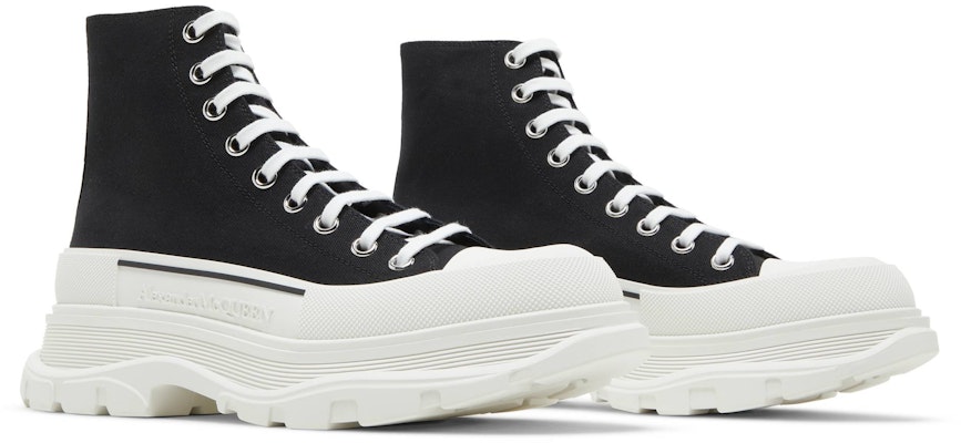 Alexander McQueen Tread Slick Boots 'Black White' 604254-W4MV2-1070 Cheap Alexander McQueen Tread Slick Boots 'Black White' 604254-W4MV2-1070