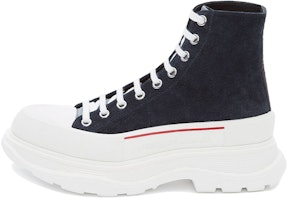 Alexander McQueen Tread Slick Boots 'Blue Navy' 627206-WHBGN-4018 Alexander McQueen Tread Slick Boots 'Blue Navy' 627206-WHBGN-4018