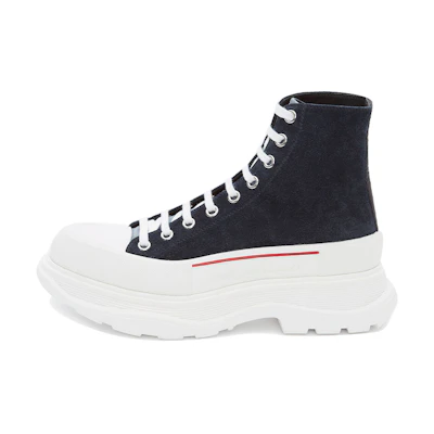 Alexander McQueen Tread Slick Boots 'Blue Navy'