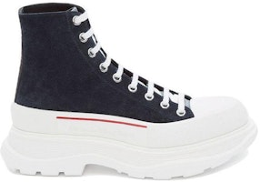 Alexander McQueen Tread Slick Boots 'Biru Navy' 627206-WHBGN-4018 Purchase Alexander McQueen Tread Slick Boots 'Biru Navy' 627206-WHBGN-4018