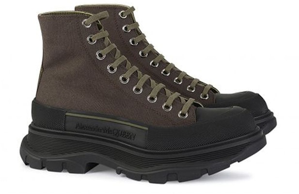 Alexander McQueen Tread Slick Boots 'Brown Khaki' 604254-W4L51-3241 Order Alexander McQueen Tread Slick Boots 'Brown Khaki' 604254-W4L51-3241