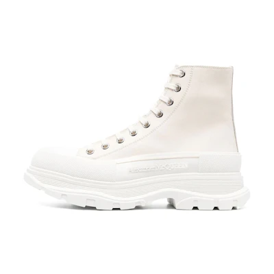 Alexander McQueen Tread Slick Boots 'Cream White Beige'