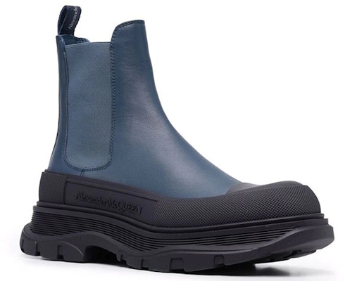 Alexander McQueen Tread Slick Boots 'Denim' Sepatu Boot Denim 634617-WIAG4-4491 Order Alexander McQueen Tread Slick Boots 'Denim' Sepatu Boot Denim 634617-WIAG4-4491