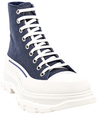 Alexander McQueen Tread Slick Boots 'Indigo' 604254-W4PD1-4177 Order Alexander McQueen Tread Slick Boots 'Indigo' 604254-W4PD1-4177