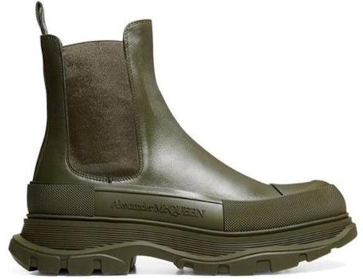 Alexander McQueen Tread Slick Boots 'Khaki' 634617-WIAMC-3084 Order Alexander McQueen Tread Slick Boots 'Khaki' 634617-WIAMC-3084