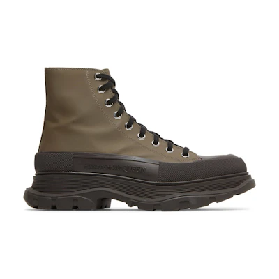 Alexander McQueen Tread Slick Boots 'Khaki Black'