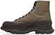 Alexander McQueen Tread Slick Boots 'Khaki Black' 627206-WHYK3-3238