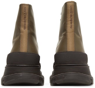 알렉산더 맥퀸 트레드 슬릭 부츠 '카키 블랙' 627206-WHYK3-3238 Details for 알렉산더 맥퀸 트레드 슬릭 부츠 '카키 블랙' 627206-WHYK3-3238