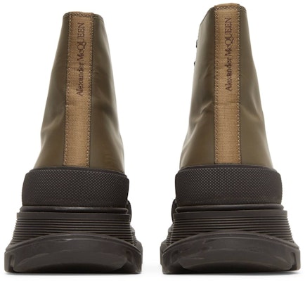 Alexander McQueen Tread Slick Boots 'Khaki Black' 627206-WHYK3-3238 Details for Alexander McQueen Tread Slick Boots 'Khaki Black' 627206-WHYK3-3238