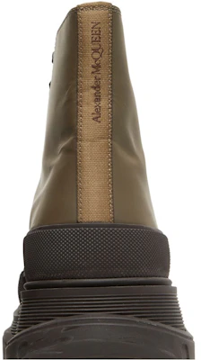 Alexander McQueen Tread Slick Boots ''Khaki Schwarz'' 627206-WHYK3-3238 Cheap Alexander McQueen Tread Slick Boots ''Khaki Schwarz'' 627206-WHYK3-3238