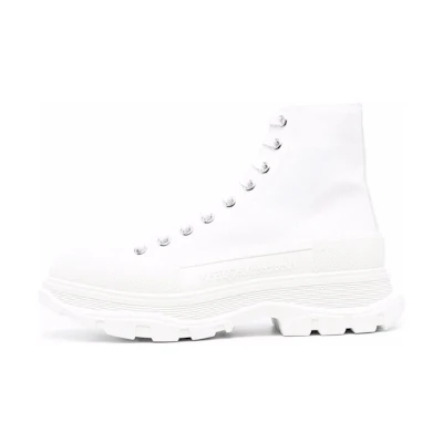 Alexander McQueen Tread Slick Boots 'White'