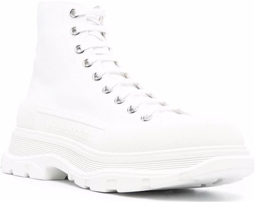 Alexander McQueen Tread Slick Sepatu Bot 'Putih' 604254W4MV29000-/-705659-W4MV2-9000 Order Alexander McQueen Tread Slick Sepatu Bot 'Putih' 604254W4MV29000-/-705659-W4MV2-9000