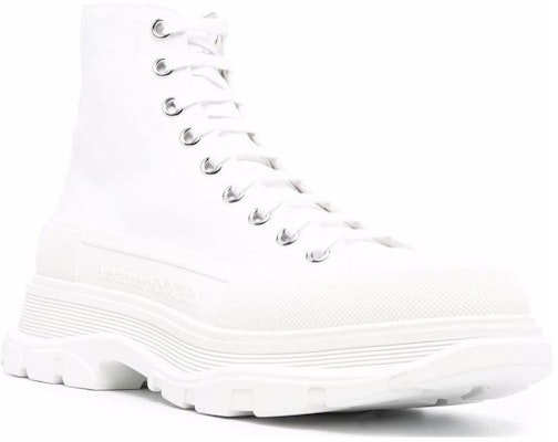 Alexander McQueen Tread Slick Boots 'White' 604254-W4MV2-9000 Lookbook Alexander McQueen Tread Slick Boots 'White' 604254-W4MV2-9000