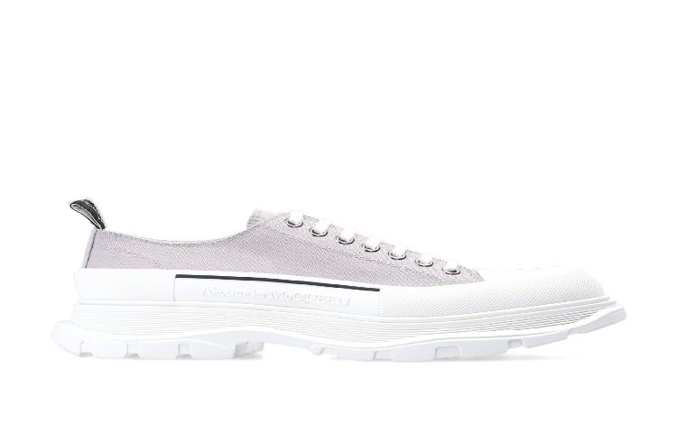 Alexander McQueen Tread Slick Canvas Sneakers 'Gray' 604257W4MV21331Gray