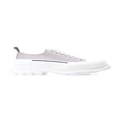 Alexander McQueen Tread Slick Canvas Sneakers 'Gray'