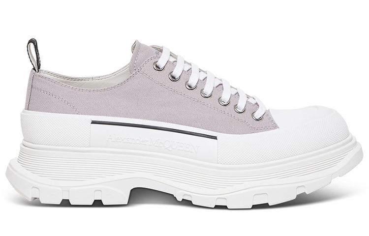 Order Alexander McQueen Tread Slick Canvas Sneakers 'Lilac White' Putih Lilac 604257W4MV21331