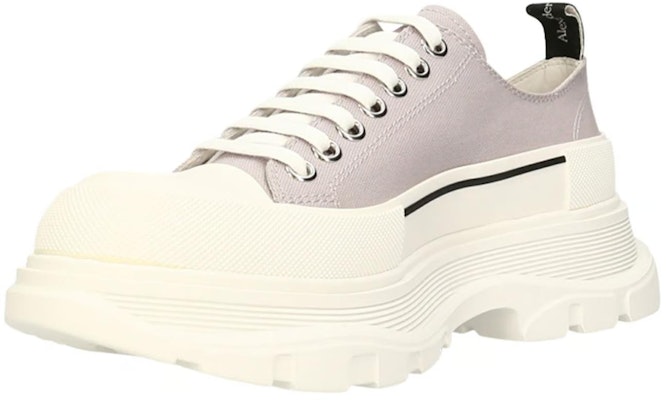 Alexander McQueen Tread Slick Canvas Sneakers 'Lilac White' Putih Lilac 604257W4MV21331 Lookbook Alexander McQueen Tread Slick Canvas Sneakers 'Lilac White' Putih Lilac 604257W4MV21331
